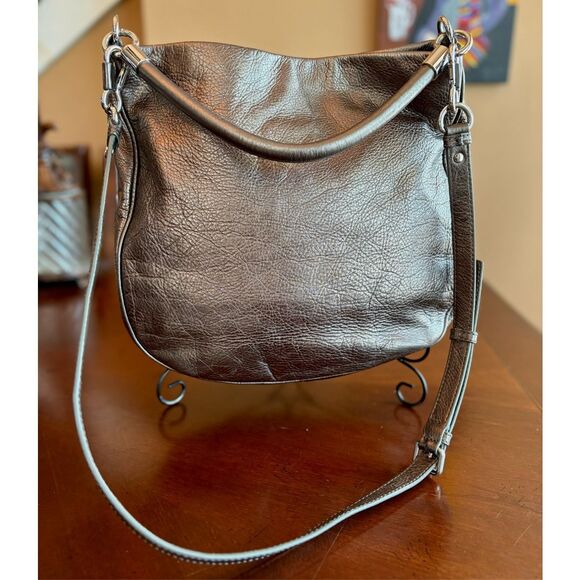 MARC BY MARC JABOBS "Too Hot to Handle" Hobo Crossbody/Shoulder Bag in Gunmetal - Picture 4 of 16